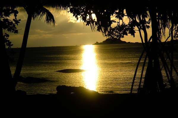 sunset pulau kepayang